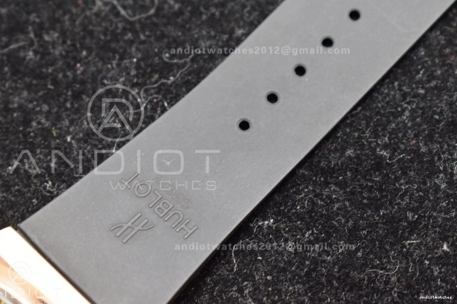 Strap Hublot Unico Dial ZF Black Bang on 1:1 A Best Rubber RG 904 GoodFit Big Skeleton Edition 0102